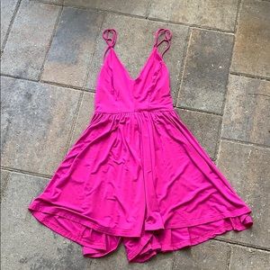 Sam Edelman pink jumper/dress size small romper